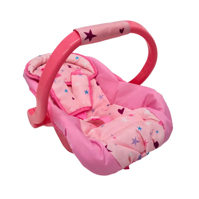 PLAYWORLD DOLL CAR SEAT CARRIER PINK - Toyworld Frankston