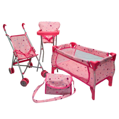 PLAYWORLD DOLL STARTER SET PINK - Toyworld Frankston