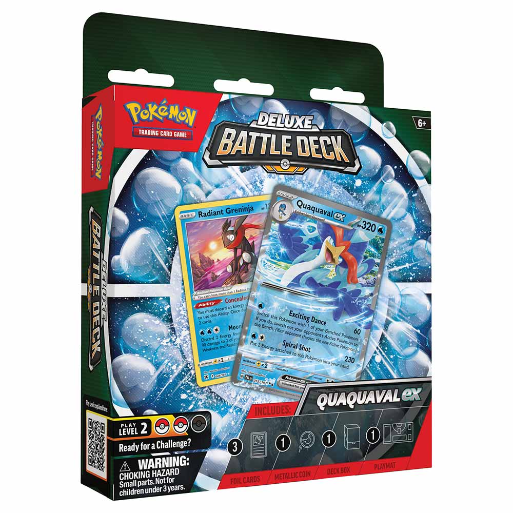 POKEMON - DELUXE BATTLE DECK-QUAQUAVAL EX - Toyworld Frankston