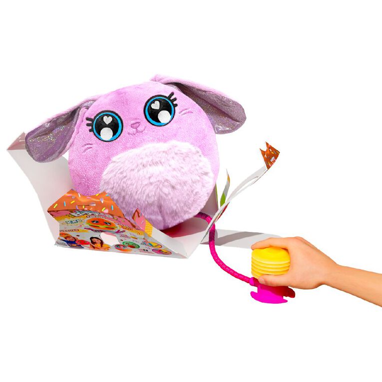 LITTLE BIGGIES -  PURPLE FANTASY RABBIT INFLATABLE PLUSH BALL - Toyworld Frankston