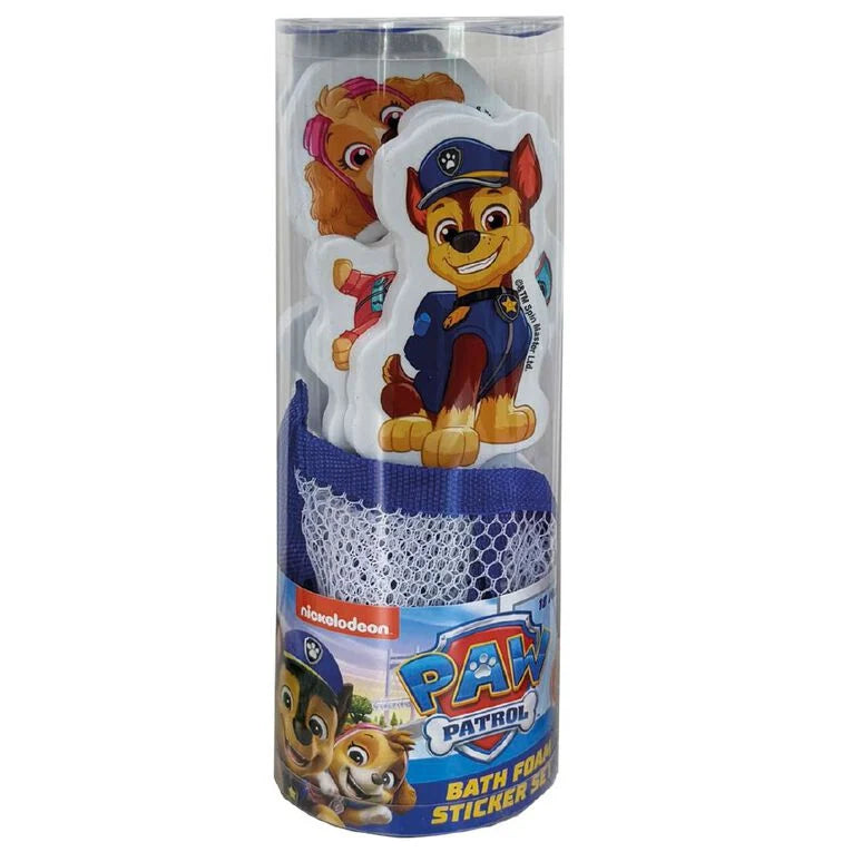 PAW PATROL BATH FOAM STICKER SET