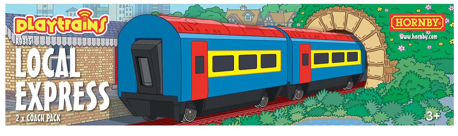 HORNBY PLAYTRAINS LOCAL EXPRESS COACH PACK - Toyworld Frankston