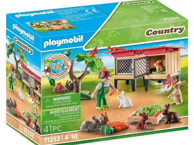 PLAYMOBIL 71252 COUNTRY -  RABBIT ENCLOSURE - Toyworld Frankston