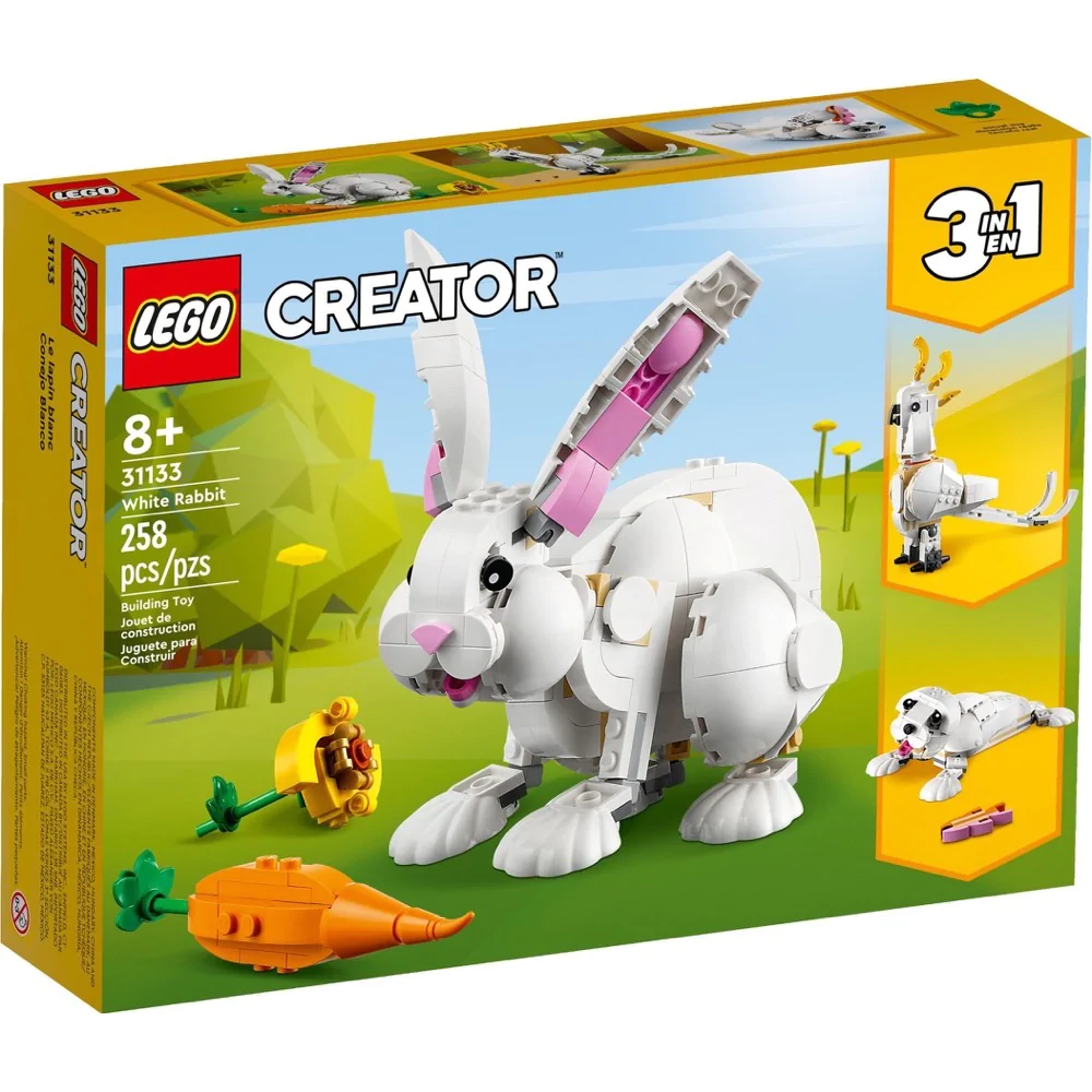 LEGO 31133 CREATOR 3 IN 1 WHITE RABBIT - Toyworld Frankston