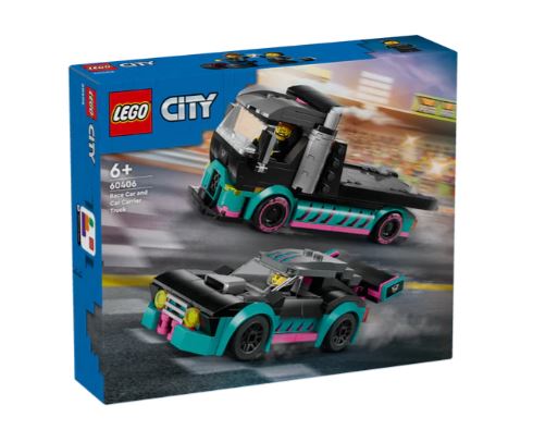 LEGO 60406 CITY - RACE CAR AND CAR CARRIER TRUCK - Toyworld Frankston