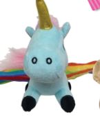 LOVE'EMS RAINBOW UNICORN SNAP PLUSH BAND - Toyworld Frankston