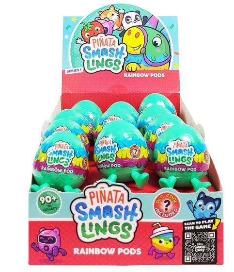 PINATA - SMASHLINGS  BLIND RAINBOW PODS SERIES 1 - Toyworld Frankston