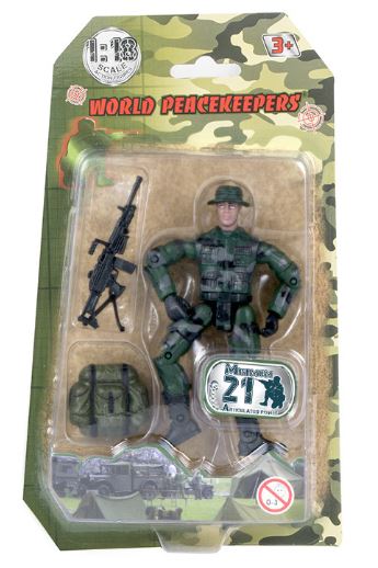 WORLD PEACEKEEPER 1:18 SCALE FIGURE RANGER CLASS ASSORTMENT WITH ACCESSORIES - Toyworld Frankston