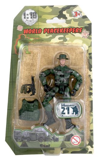 WORLD PEACEKEEPER 1:18 SCALE FIGURE RANGER CLASS ASSORTMENT WITH ACCESSORIES - Toyworld Frankston