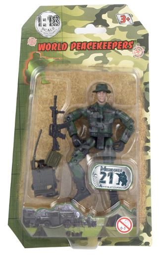 WORLD PEACEKEEPER 1:18 SCALE FIGURE RANGER CLASS ASSORTMENT WITH ACCESSORIES - Toyworld Frankston