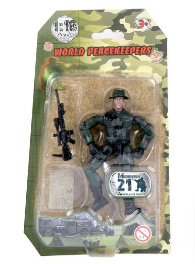 WORLD PEACEKEEPER 1:18 SCALE FIGURE RANGER CLASS ASSORTMENT WITH ACCESSORIES - Toyworld Frankston