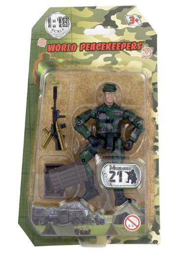 WORLD PEACEKEEPER 1:18 SCALE FIGURE RANGER CLASS ASSORTMENT WITH ACCESSORIES - Toyworld Frankston