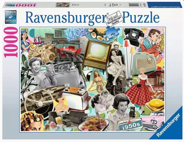 RAVENSBURGER PUZZLE - THE 50S 1000 PIECE