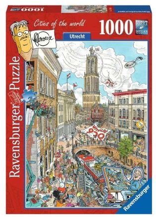 RAVENSBURGER PUZZLE 173037 CITIES OF THE WORLD UTRECHT 1000 PIECE PUZZLE - Toyworld Frankston