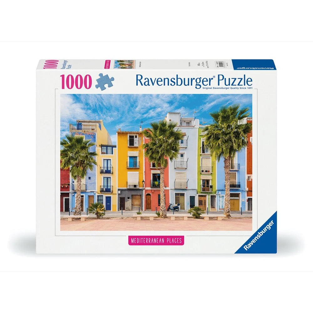 RAVENSBURGER PUZZLE - MEDITERRANEAN SPAIN - MEDITERRANEAN PLACES 1000 PIECE - Toyworld Frankston