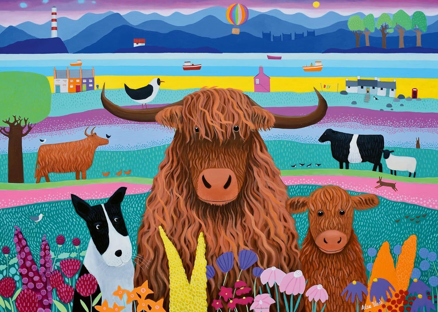 RAVENSBURGER PUZZLE - HIGHLAND LIFE 1000 PIECE - Toyworld Frankston