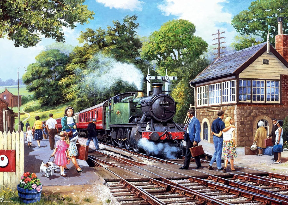 RAVENSBURGER PUZZLE - A COUNTRY STATION 1000 PIECE