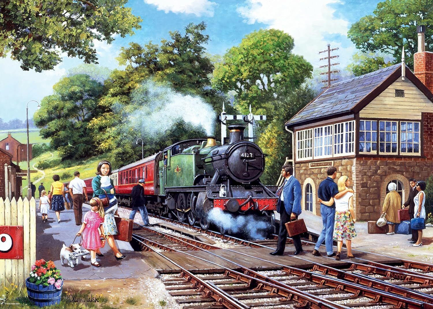 RAVENSBURGER PUZZLE - A COUNTRY STATION 1000 PIECE - Toyworld Frankston