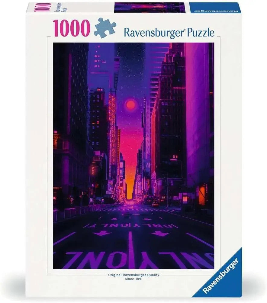 RAVENSBURGER NEW YORK IN NEON 1000 PIECE PUZZLE