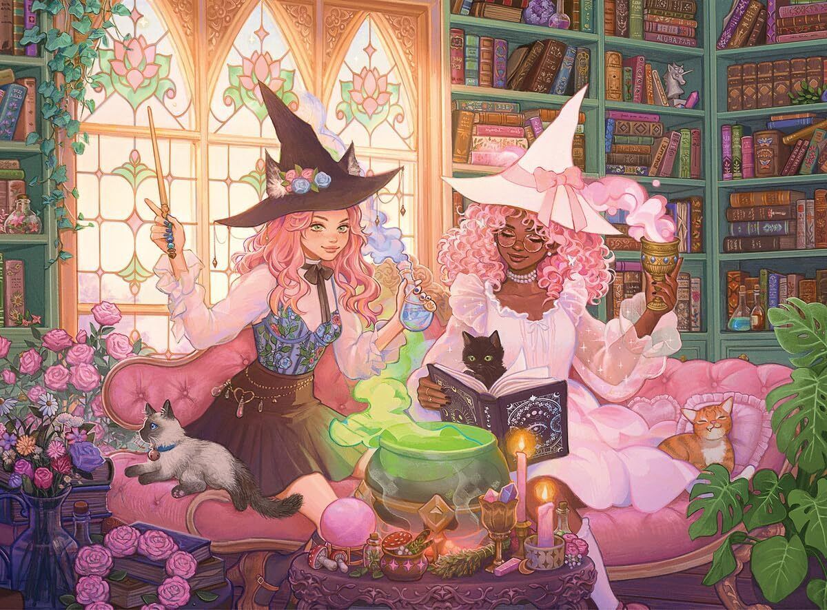 RAVENSBURGER PUZZLE - ENCHANTING LIBRARY 200 PIECE XXL