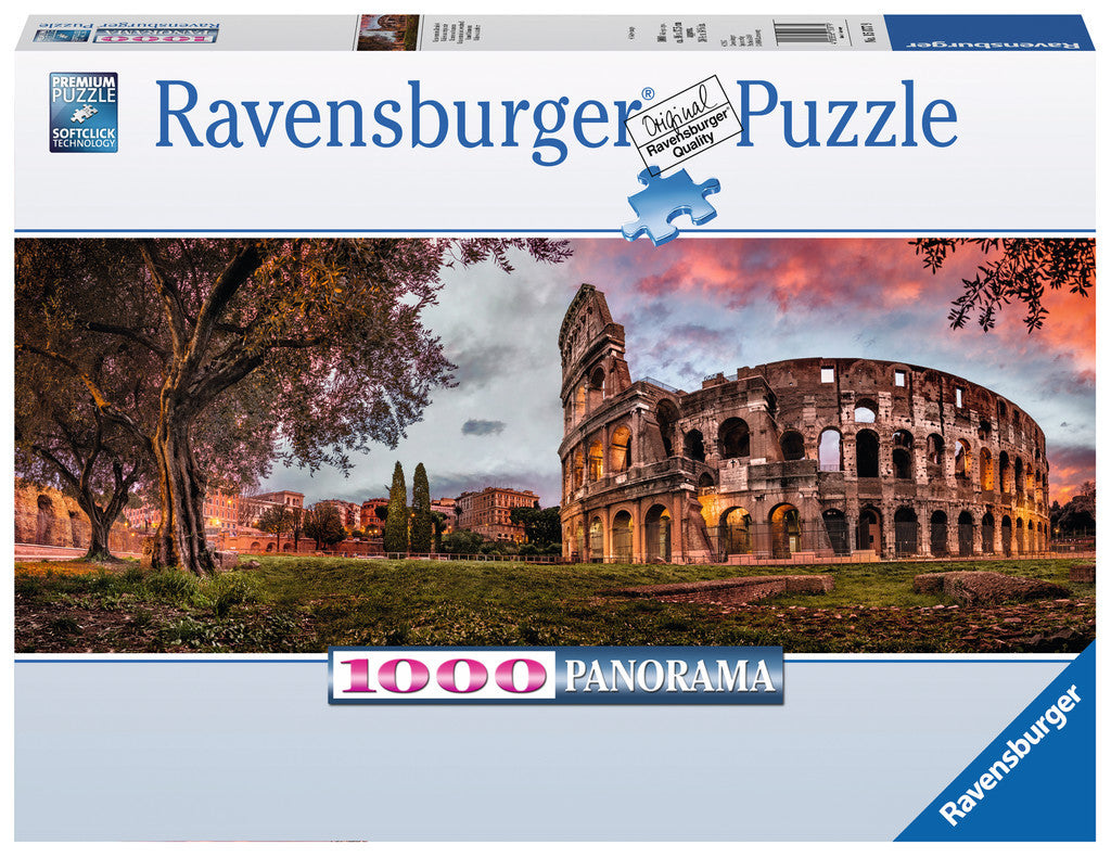 PUZZLE 1000 PC SUNSET COLOSSEUM - Toyworld Frankston