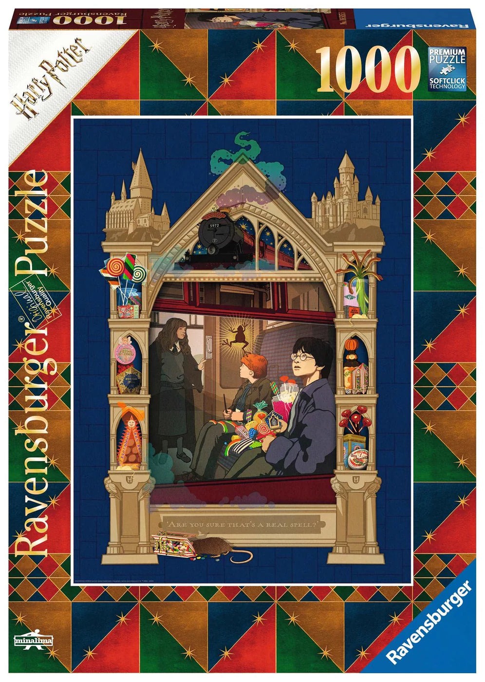 RAVENSBURGER PUZZLE - HARRY POTTER ON THE WAY TO HOGWARTS 1000 PIECE