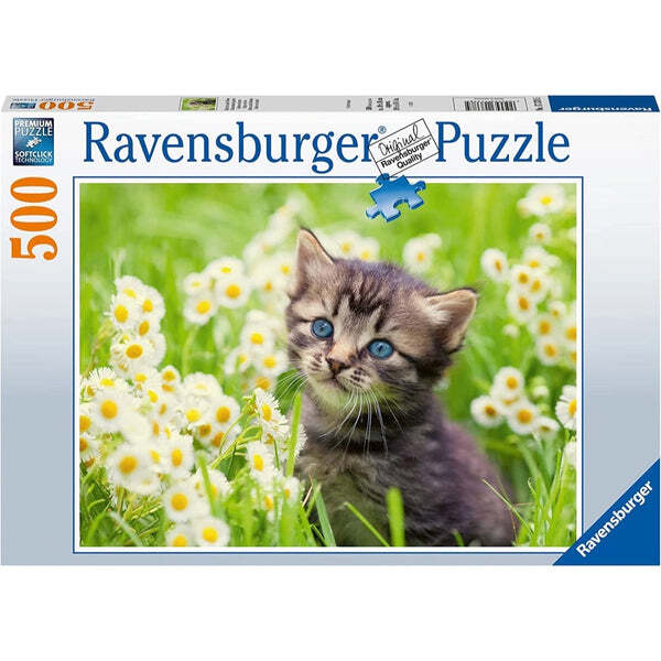 RAVENSBURGER 17378 5 CATS PHOTO 500 PIECE PUZZLE - Toyworld Frankston