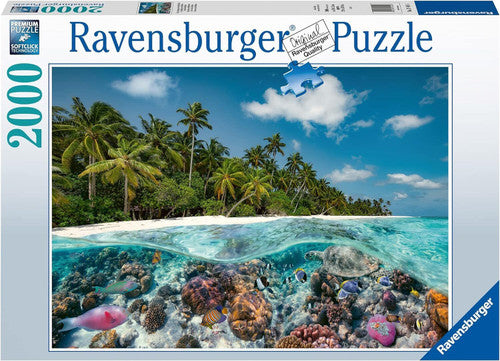 RAVENSBURGER - A DIVE IN THE MALDIVES 2000 PIECE PUZZLE