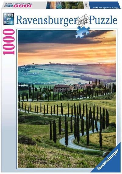 RAVENSBURGER 176120 - ORCIA VALLEY OF TUSCANY 1000 PIECE PUZZLE - Toyworld Frankston