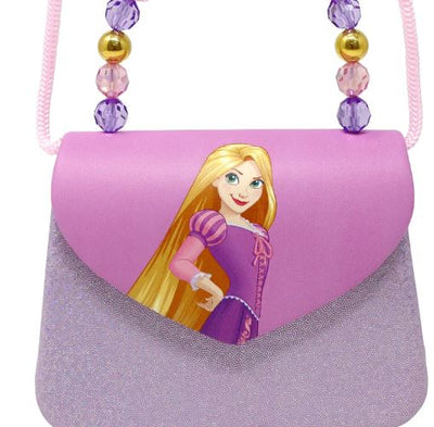 PINK POPPY DISNEY PRINCESS RAPUNZEL PRINT HARD HANDBAG - Toyworld Frankston