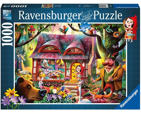 RAVENSBURGER 174621 - COME IN, RED RIDING HOOD 1000 PIECE PUZZLE - Toyworld Frankston
