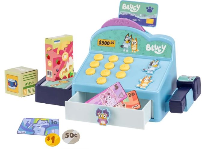 BLUEY CASH REGISTER  PLAY SET - Toyworld Frankston