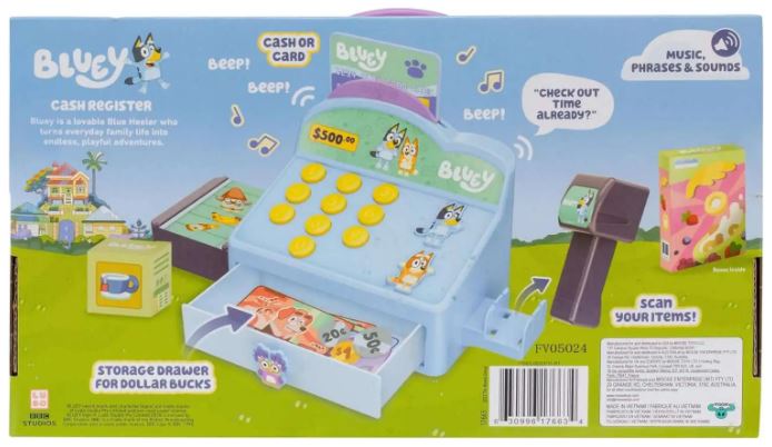BLUEY CASH REGISTER  PLAY SET - Toyworld Frankston