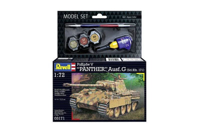 REVELL STARTER KIT 1/72 MODEL SET PZKPFW VI AUSF. H TIGER