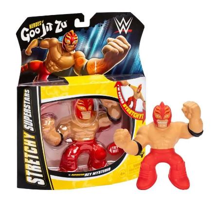 HEROES OF GOO JIT ZU WWE STRECHY SUPERSTARS REY MYSTERIO - Toyworld Frankston