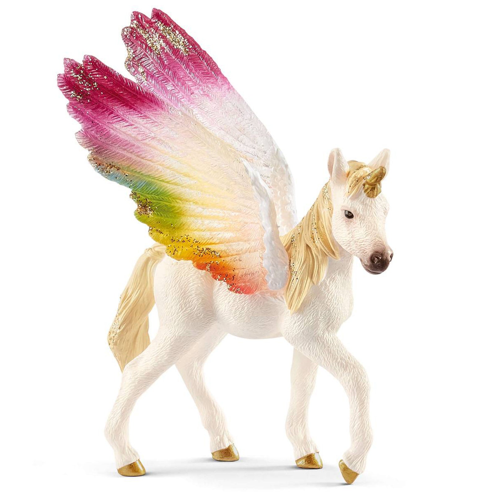 SCHLEICH - WINGED RAINBOW UNICORN FOAL - Toyworld Frankston