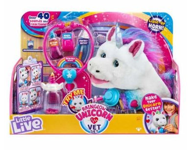 LL RAINGLOW UNICORN VET SET - Toyworld Frankston