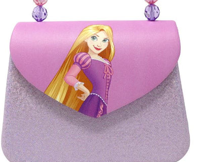 PINK POPPY DISNEY PRINCESS RAPUNZEL PRINT HARD HANDBAG - Toyworld Frankston