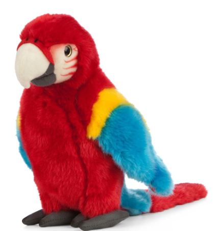 LIVING NATURE RED MACAW LARGE PLUSH - Toyworld Frankston