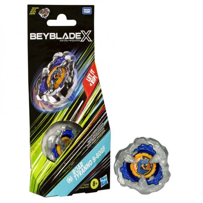 BEYBLADE X SINGLE BOOSTER PACK - ROAR TYRANNO 9-60GF - Toyworld Frankston