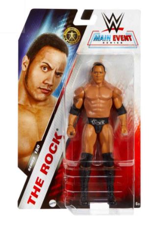 WWE BASIC FIGURE SERIES 150 - THE ROCK - Toyworld Frankston