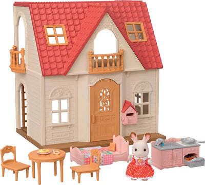 SYLVANIAN FAMILIES - RED ROOF COSY COTTAGE - STARTER HOME - Toyworld Frankston