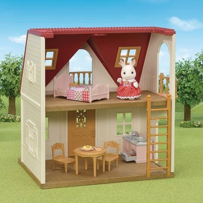 SYLVANIAN FAMILIES - RED ROOF COSY COTTAGE - STARTER HOME - Toyworld Frankston