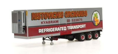 HIGWAY REPLICAS 1:64 FREIGHT SEMI COLLECTION REFRIGERATED TRANSPORT AND TRAILER - Toyworld Frankston