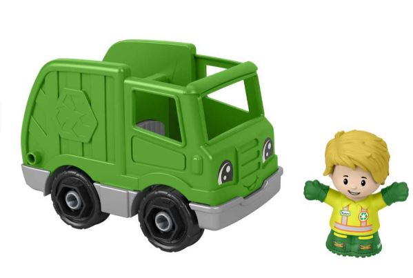 FISHER PRICE - LITTLE PEOPLE SMALL VEHICLE - GREEN TRUCK - Toyworld Frankston