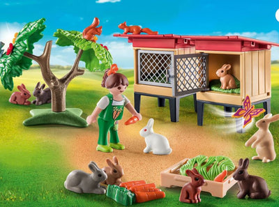 PLAYMOBIL 71252 COUNTRY -  RABBIT ENCLOSURE - Toyworld Frankston