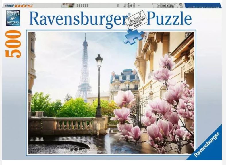 RAVENSBURGER SPRINGTIME IN PARIS 500 PIECE PUZZLE - Toyworld Frankston
