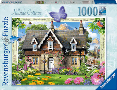 RAVENSBURGER HILLSIDE COTTAGE 1000 PIECE PUZZLE - Toyworld Frankston