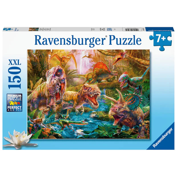 RAVENSBURGER  T REX ATTACK 150 PIECE PUZZLE - Toyworld Frankston