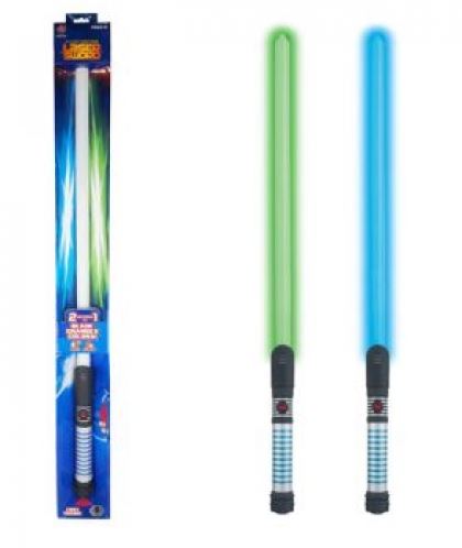 PLANET FIGHTERS LIGHTSABER MULTI COLOUR LIGHT AND SOUNDS 90CM - Toyworld Frankston
